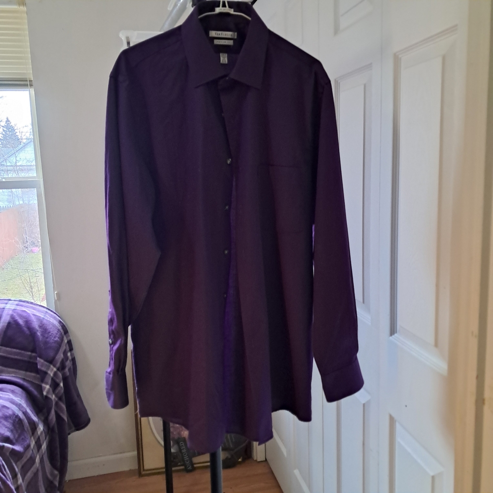 Van Heusen Deep Purple Dress Shirt